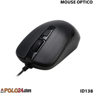 MOUSE ÓPTICO TEROS TE-5076N 1600DPI USB 4 BOTONES ID138