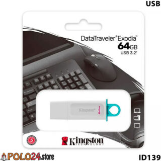 USB 64GB KINGSTON DATATRAVELER EXODIA BLANCO ID139