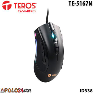 Mouse óptico gamer 12800 DPI RGB ID338