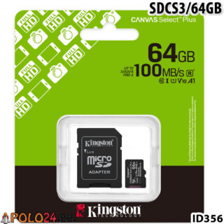 MICRO SD 64GB KINGSTON SDCS3/64GB ID356